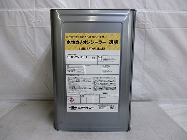 日本ペイント 水性カチオンエポキシ複合形下塗材 水性カチオンシーラー 透明 15kg - 3