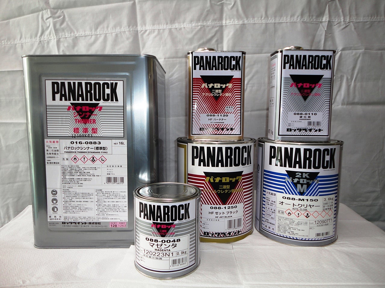 週末限定タイムセール》 ミラノレッド パナロック 2液型ウレタン塗料 自動車 トラック ロックペイント